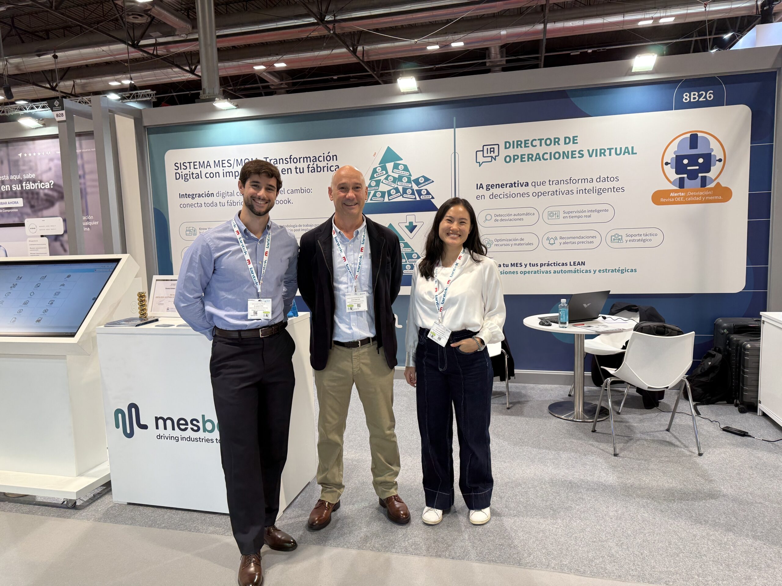 MESbook participa en MetalMadrid 2025 presentando su Director de Operaciones Virtual